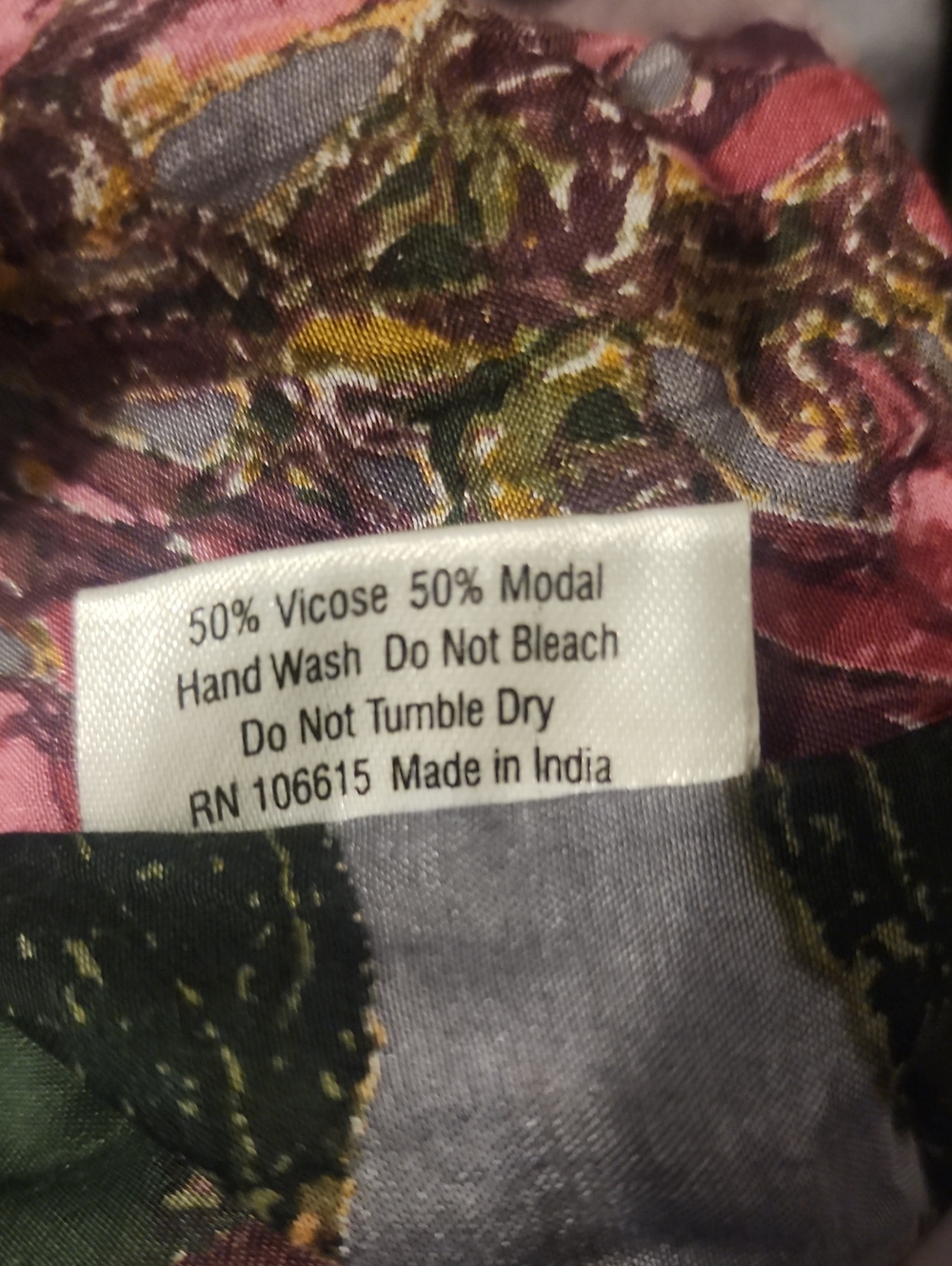 One Hundred Stars Kimono Kew Gardens Magnolia Print. One Size Fits All - Picture 5 of 6